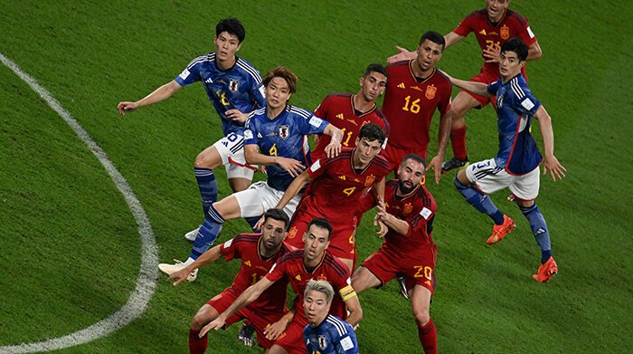 Japan 2 v ۱ Spain