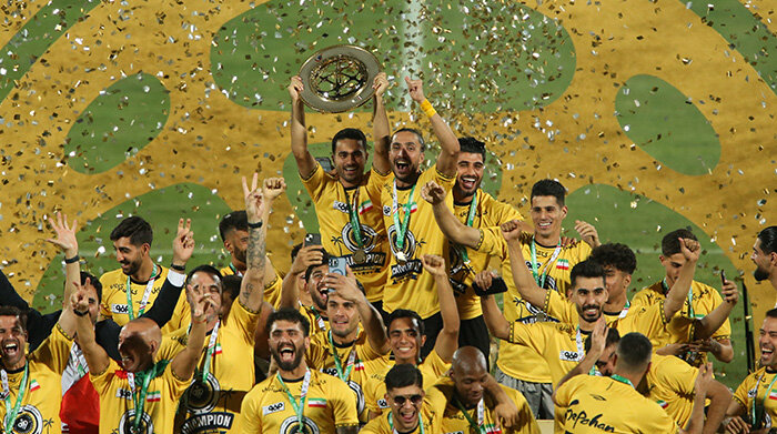 جشن قهرمانی تیم فوتبال سپاهان